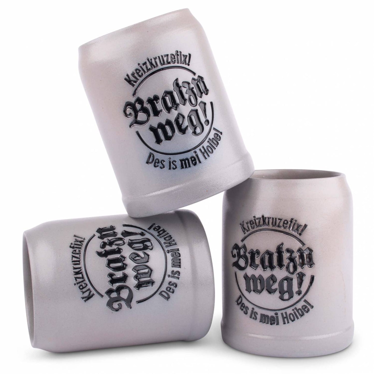 Steinkrug "Bratzn weg!" - meinherzschlag.de