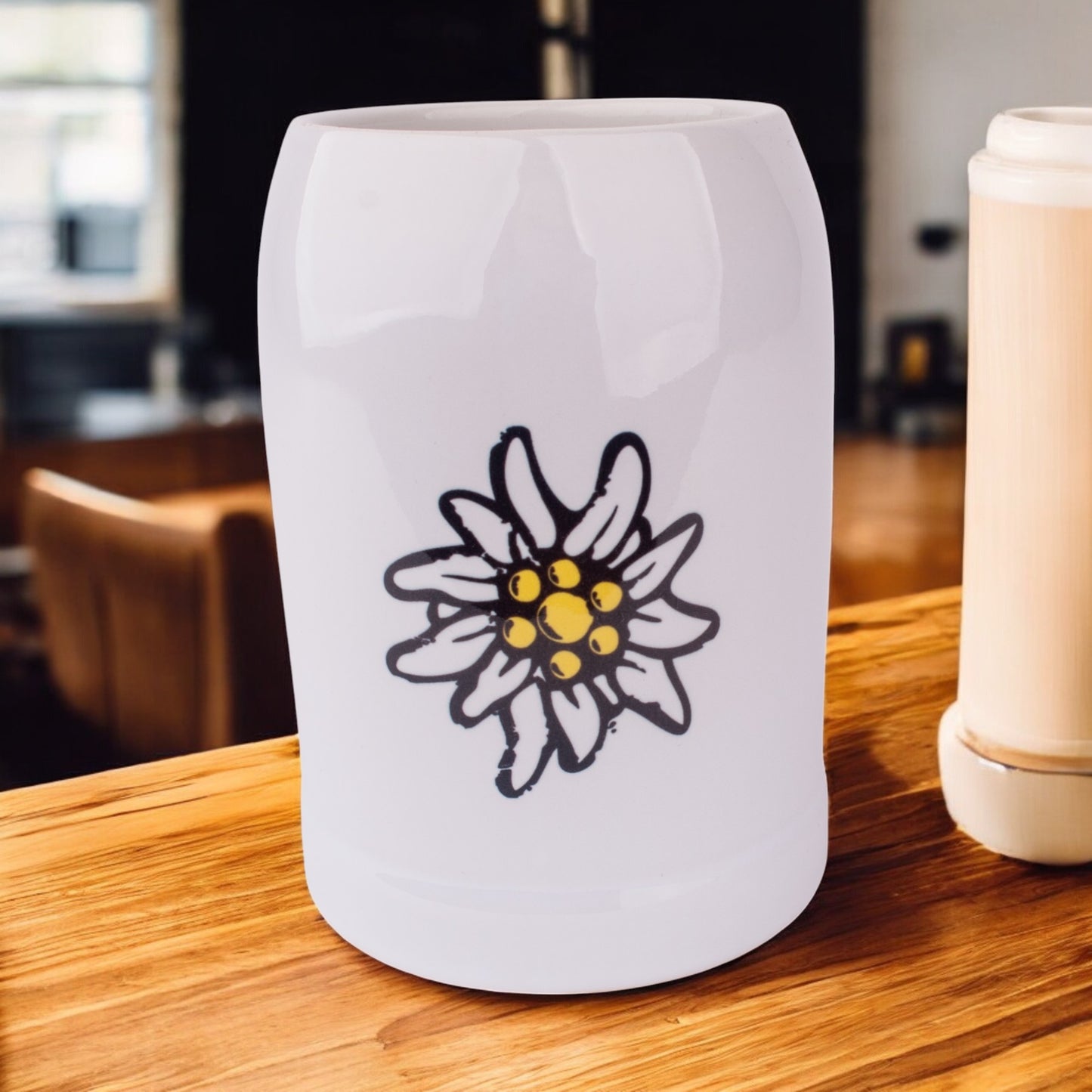 Bierkrug "Edelweiß" - meinherzschlag.de