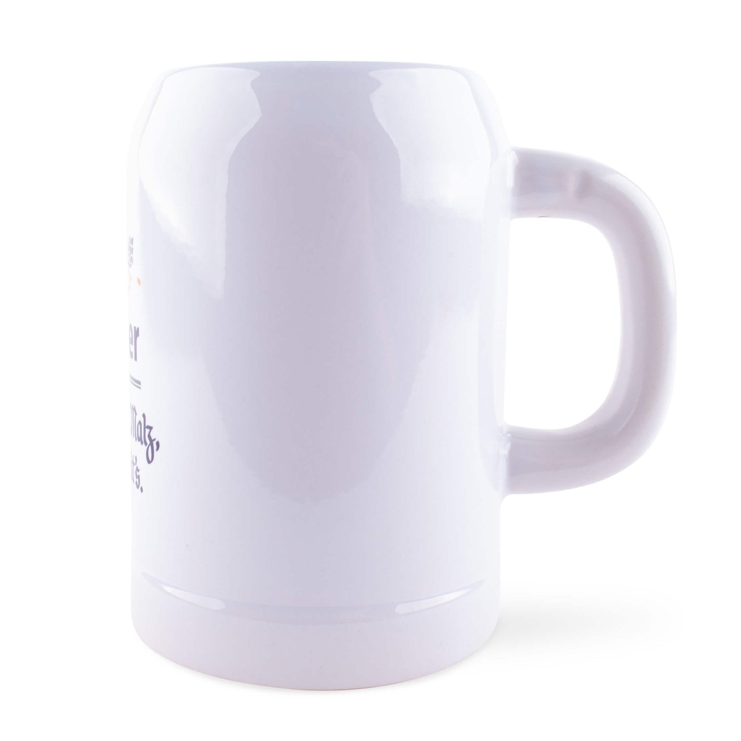 Bierkrug "Hopfen & Malz" mit Wunschname - meinherzschlag.de