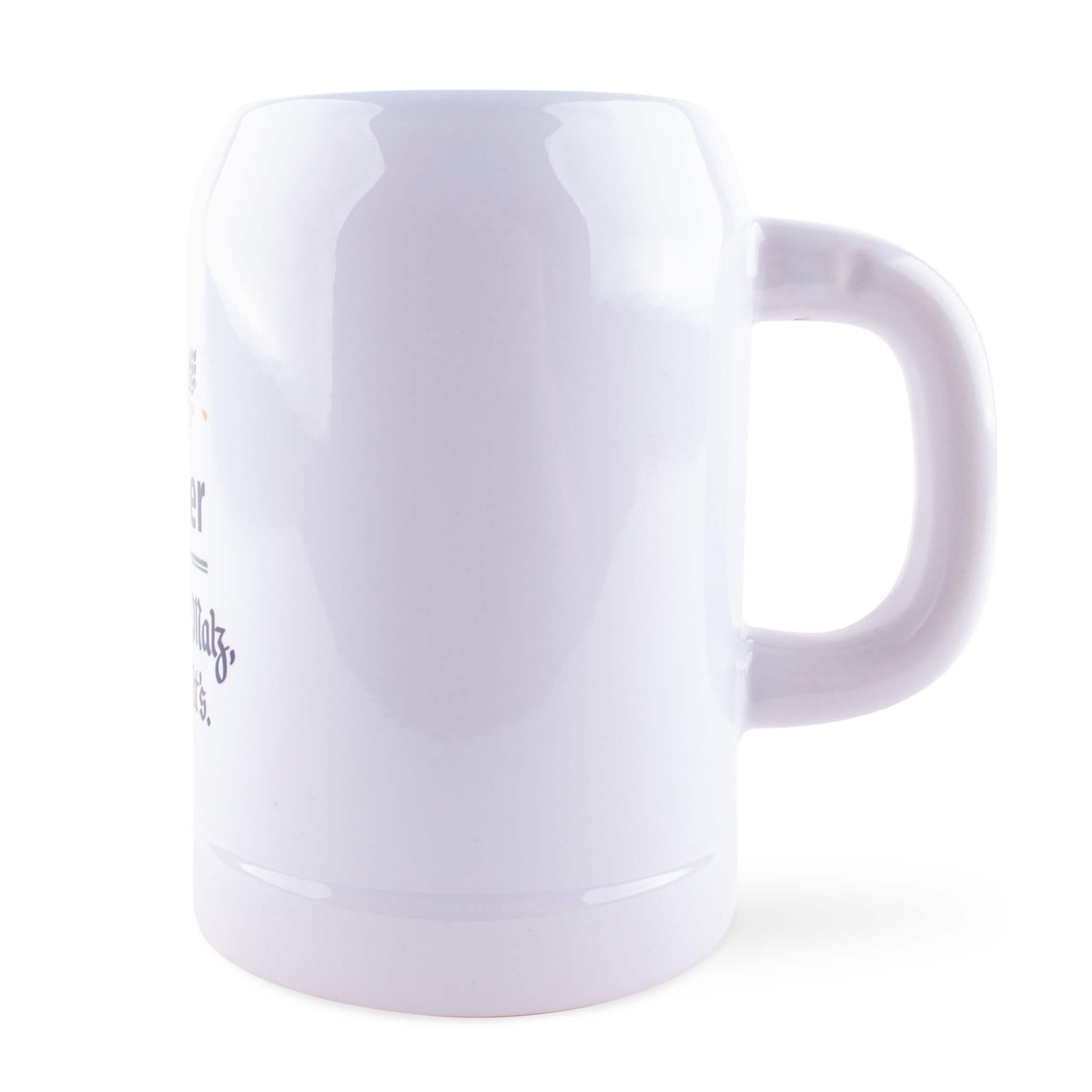 Bierkrug "Hopfen & Malz" mit Wunschname - meinherzschlag.de