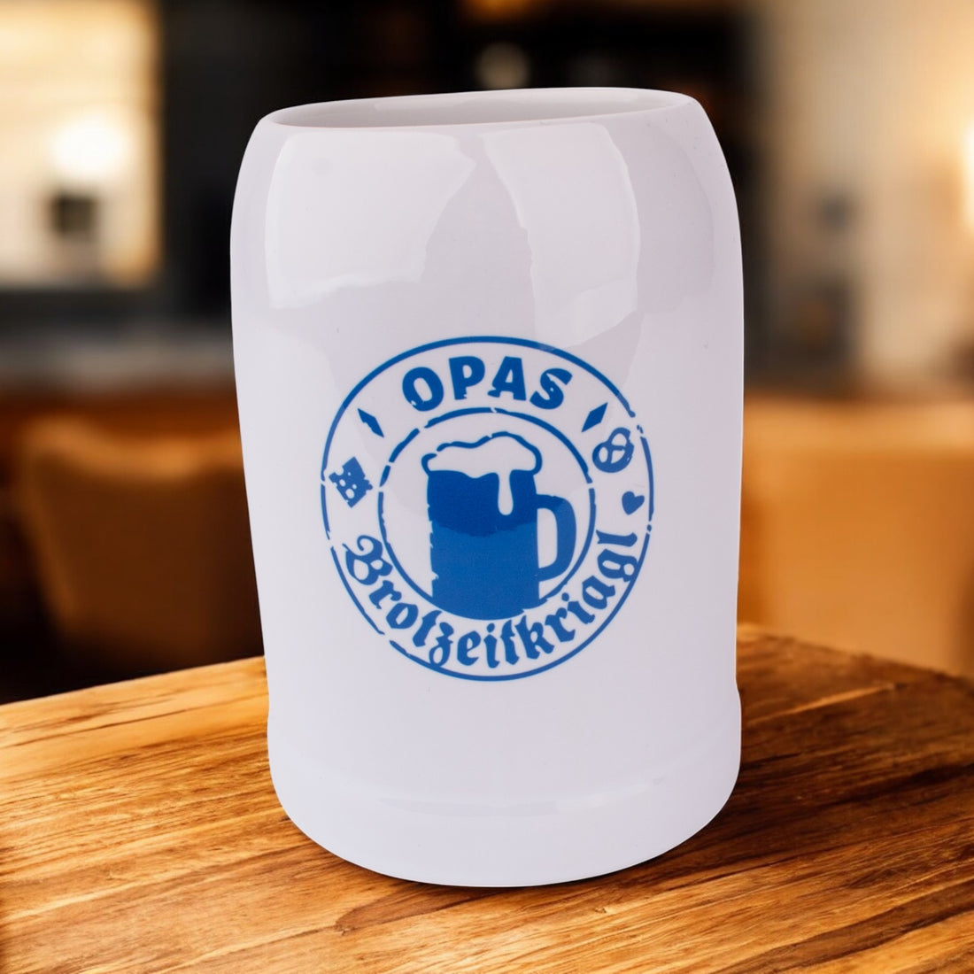 Bierkrug "Opas Brotzeitkriagl"