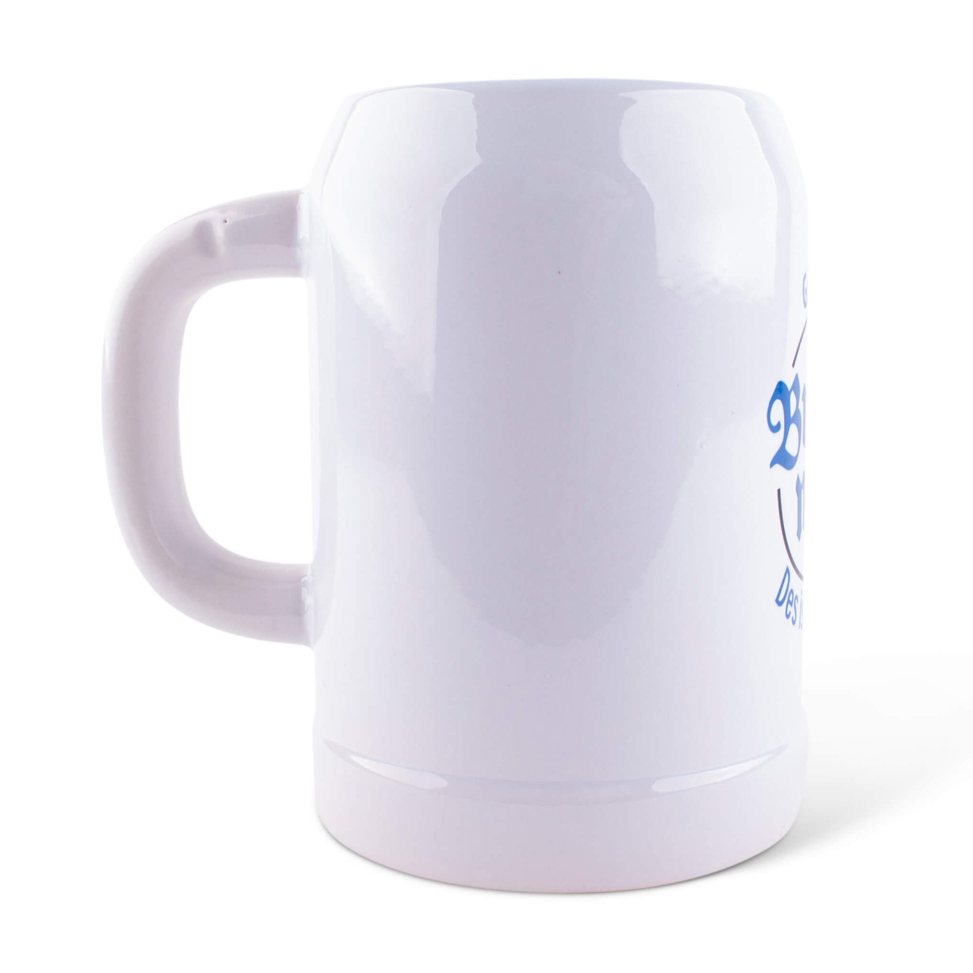 Bierkrug "Bratzn weg!" mit Wunschname - meinherzschlag.de