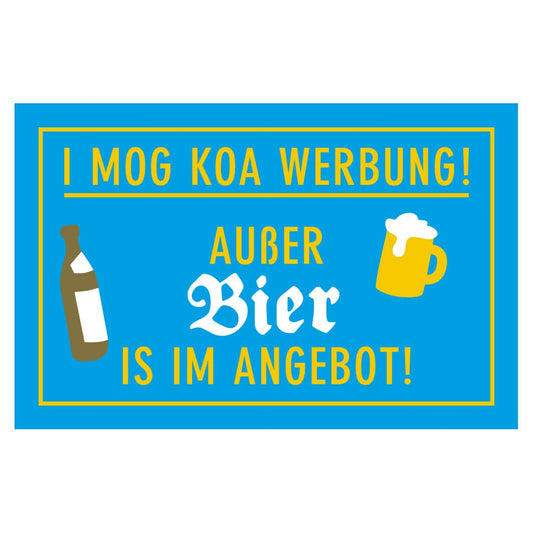 Briefkastenaufkleber "Bier im Angebot" - meinherzschlag.de