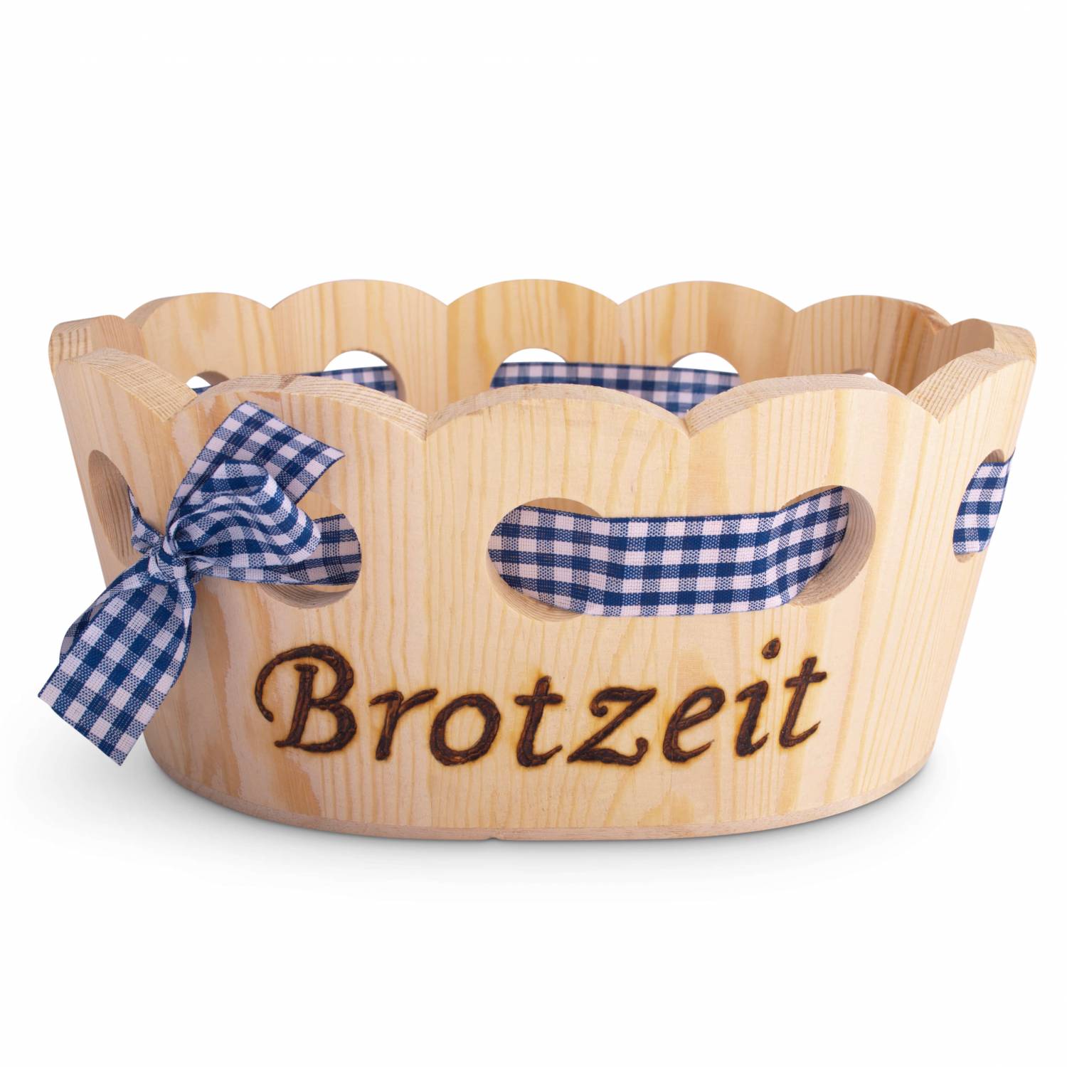 Holzkorb "Brotzeit" - meinherzschlag.de