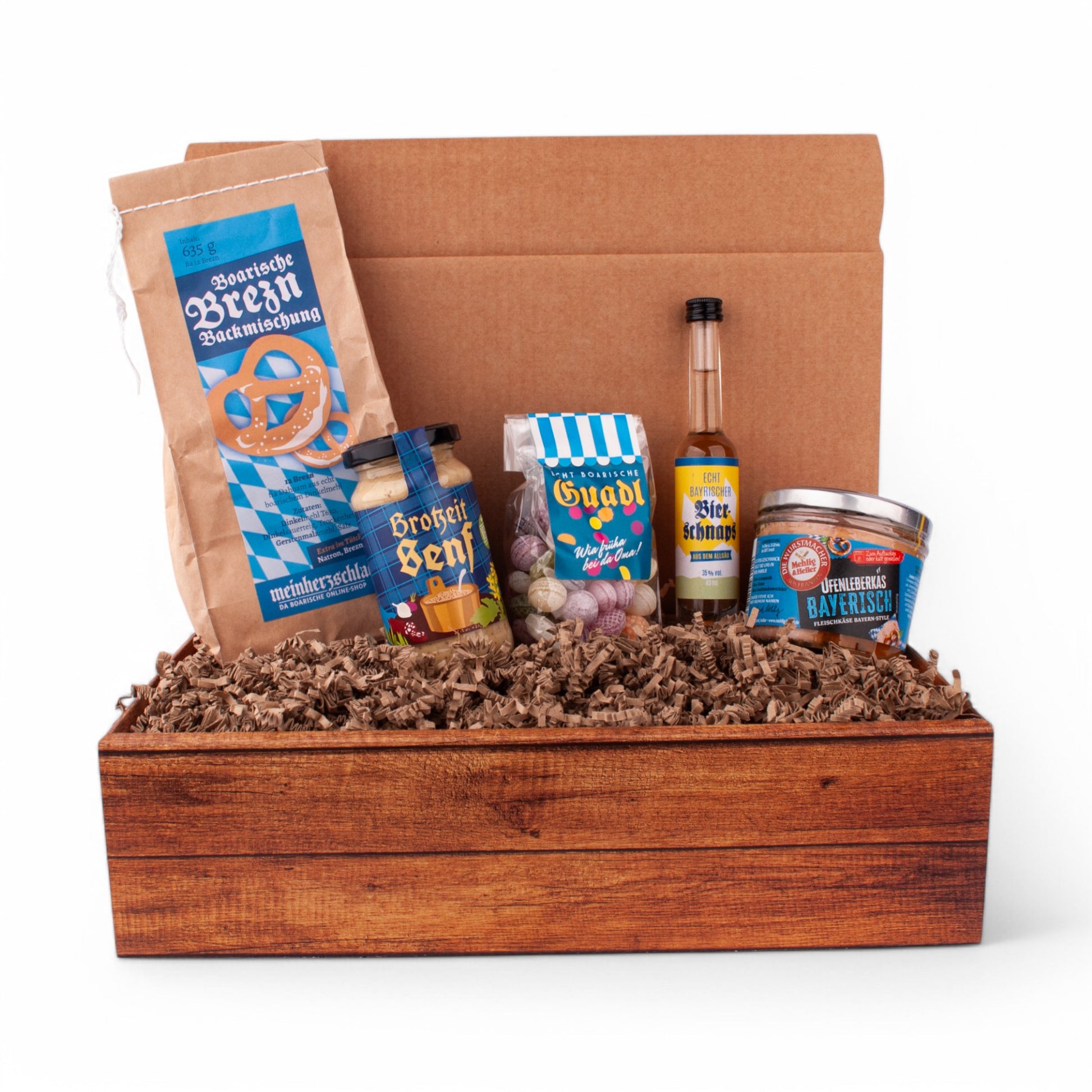 Geschenkbox "A guade Brotzeit" - meinherzschlag.de