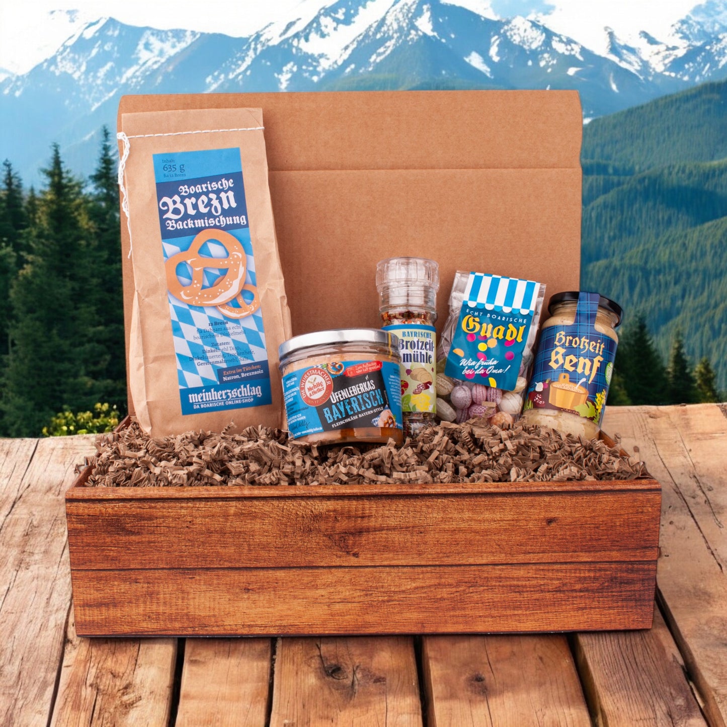 Geschenkbox "Brotzeit" - meinherzschlag.de