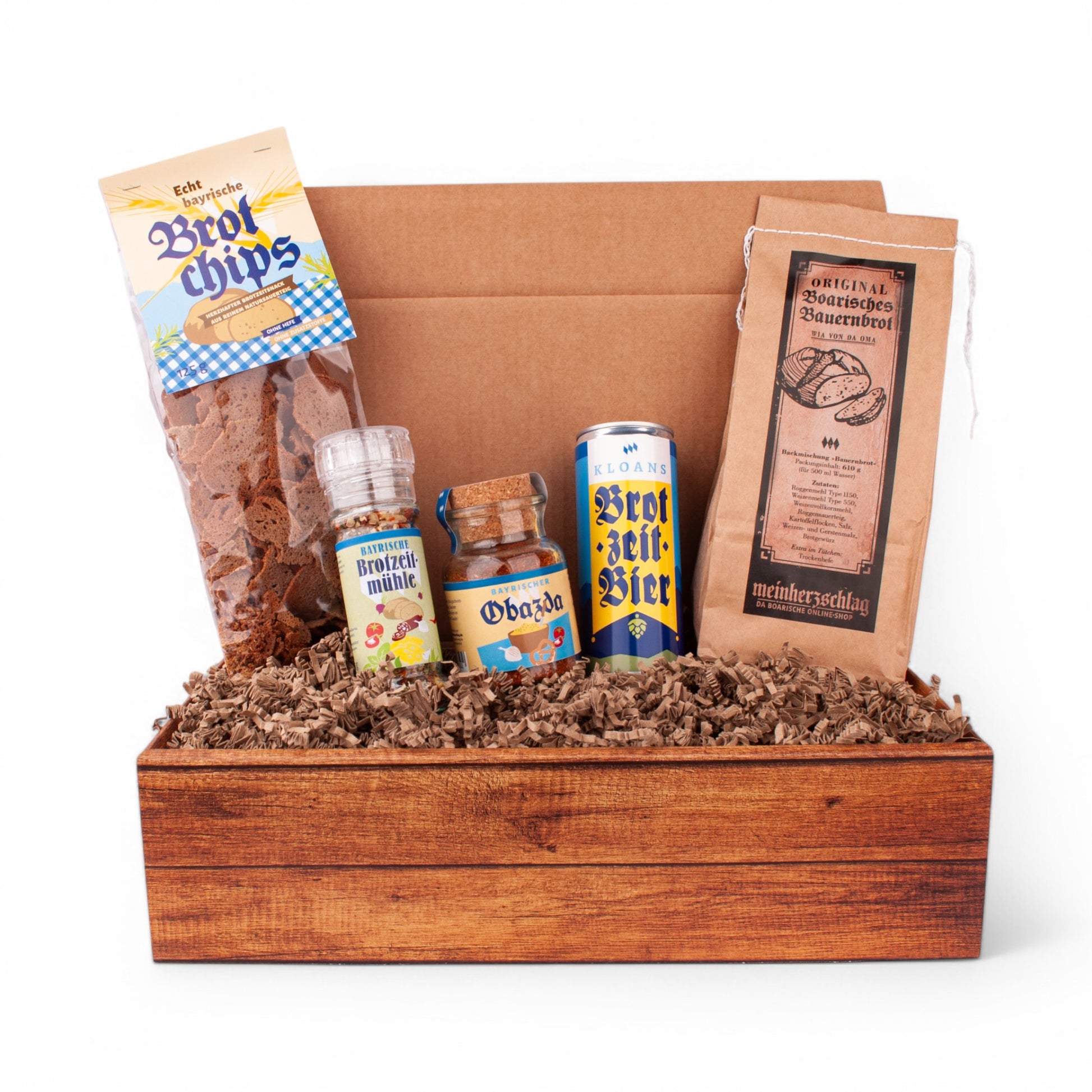 Geschenkbox "Mei Brotzeit" - meinherzschlag.de