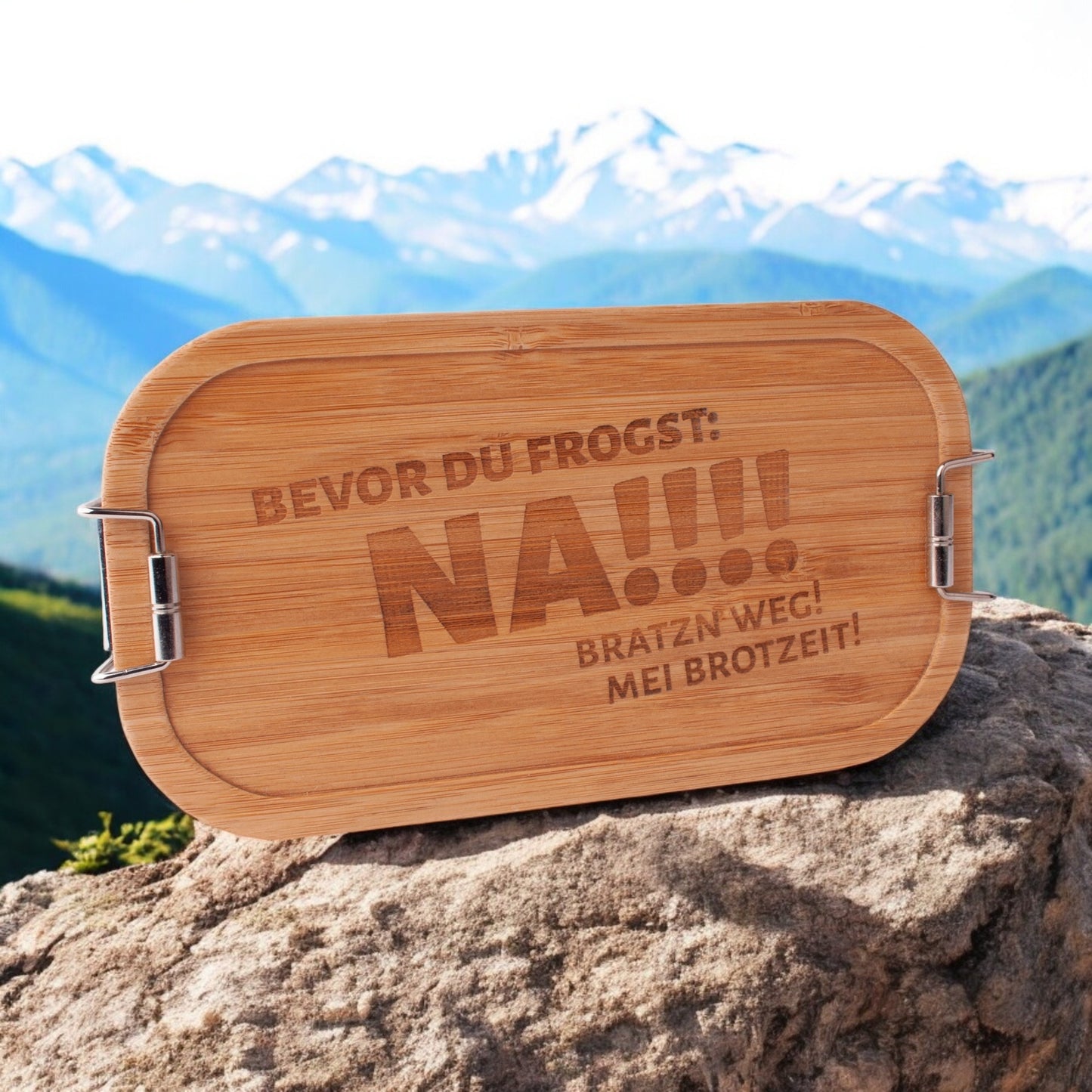 Brotzeitbox "Bevor Du frogst: NA!!!" - meinherzschlag.de