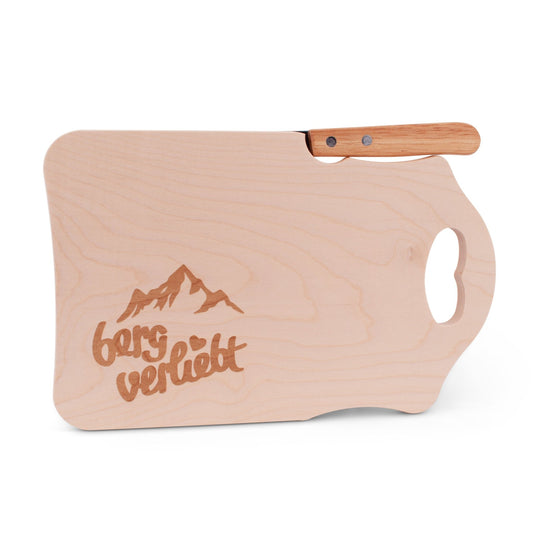Brotzeitbrettl "Bergverliebt" - meinherzschlag.de