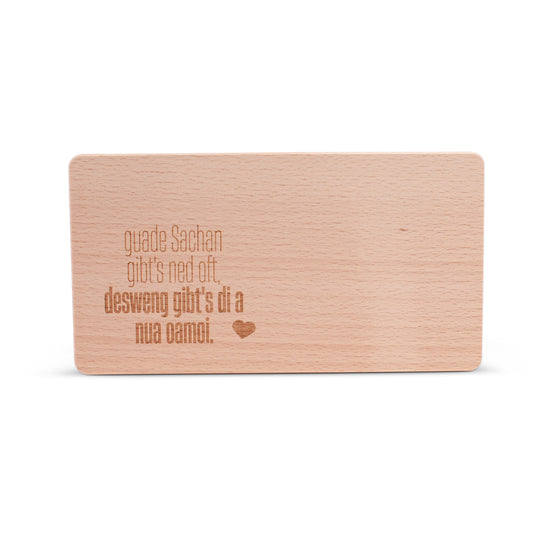 Brotzeitbrettl "Guade Sachan" - meinherzschlag.de