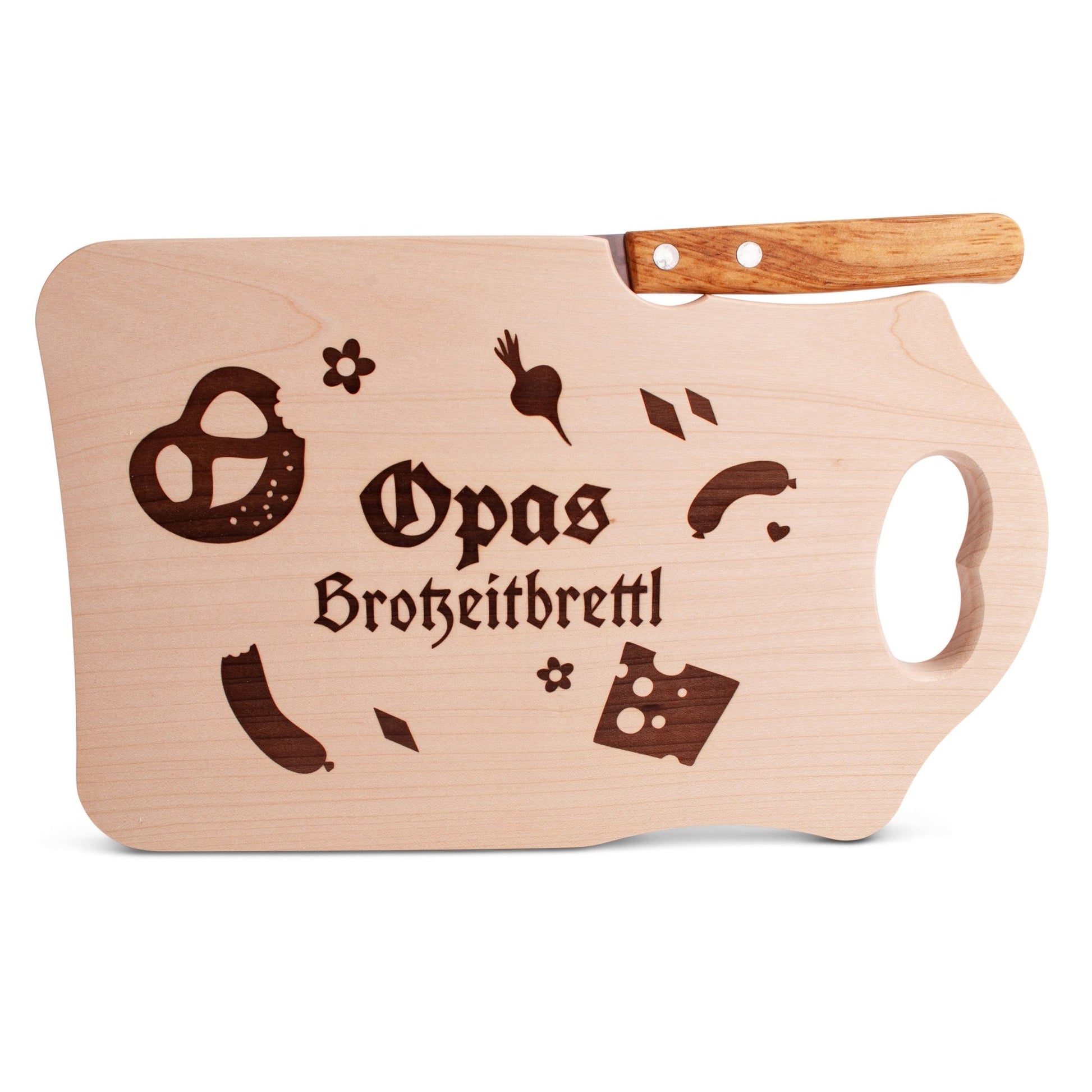 Brotzeitbrettl "Opas Brotzeitbrettl" - meinherzschlag.de