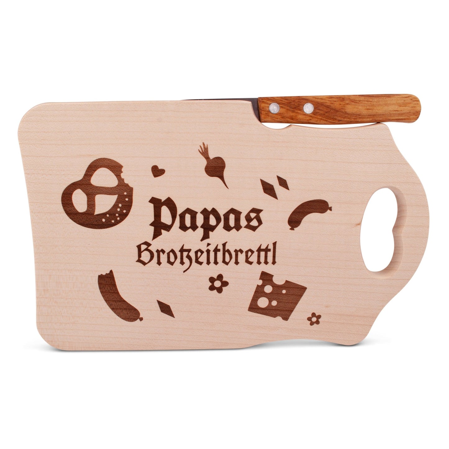 Brotzeitbrettl "Papas Brotzeitbrettl" - meinherzschlag.de
