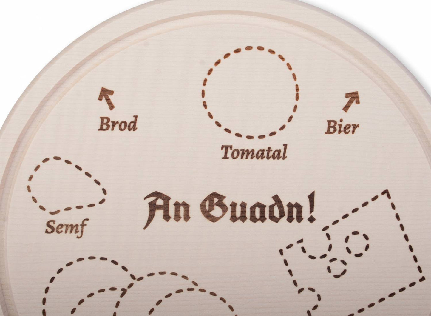 Brotzeitbrettl "An Guadn" - meinherzschlag.de
