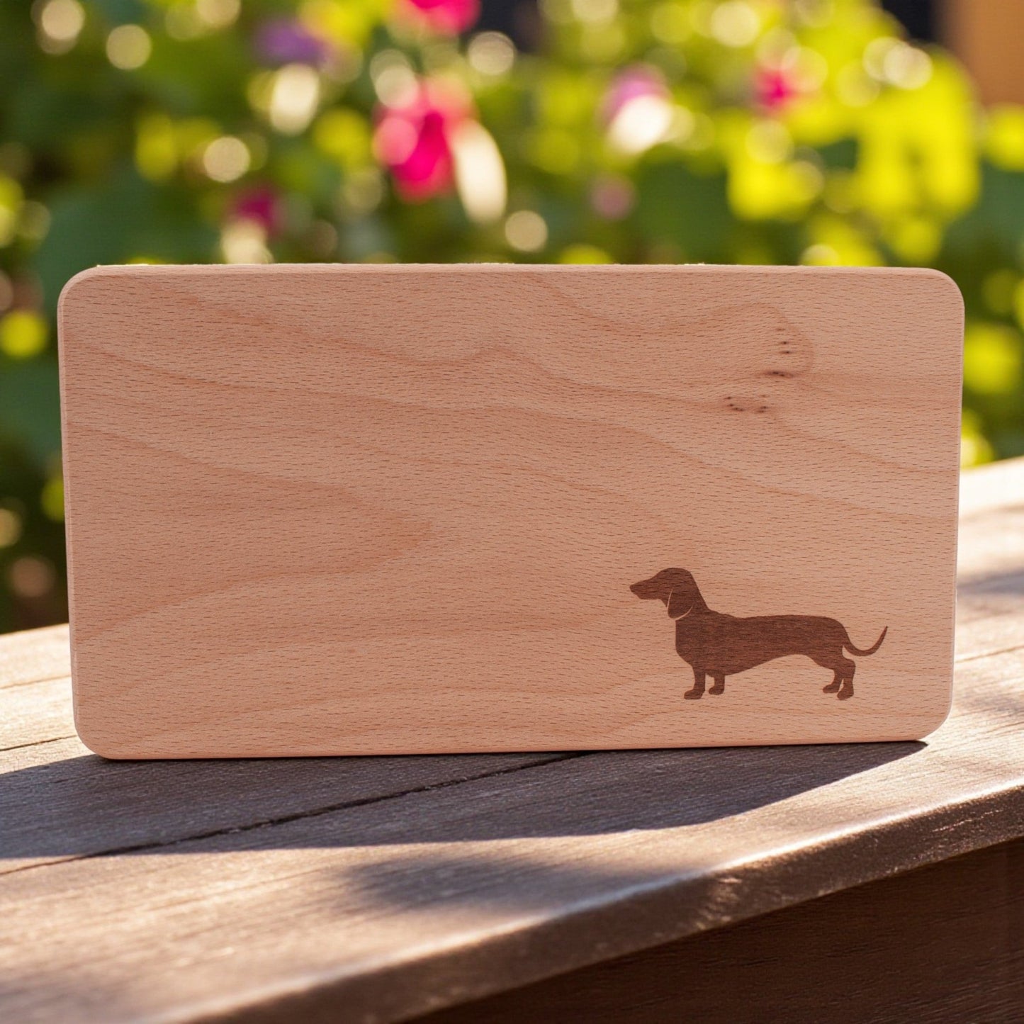 Brotzeitbrettl "Dackel" - meinherzschlag.de