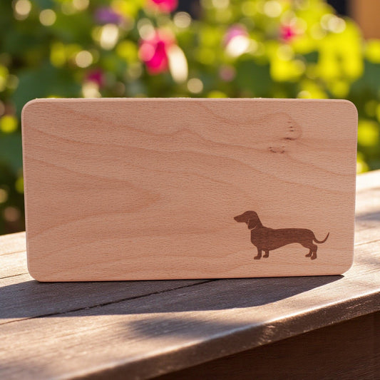 Brotzeitbrettl "Dackel" - meinherzschlag.de