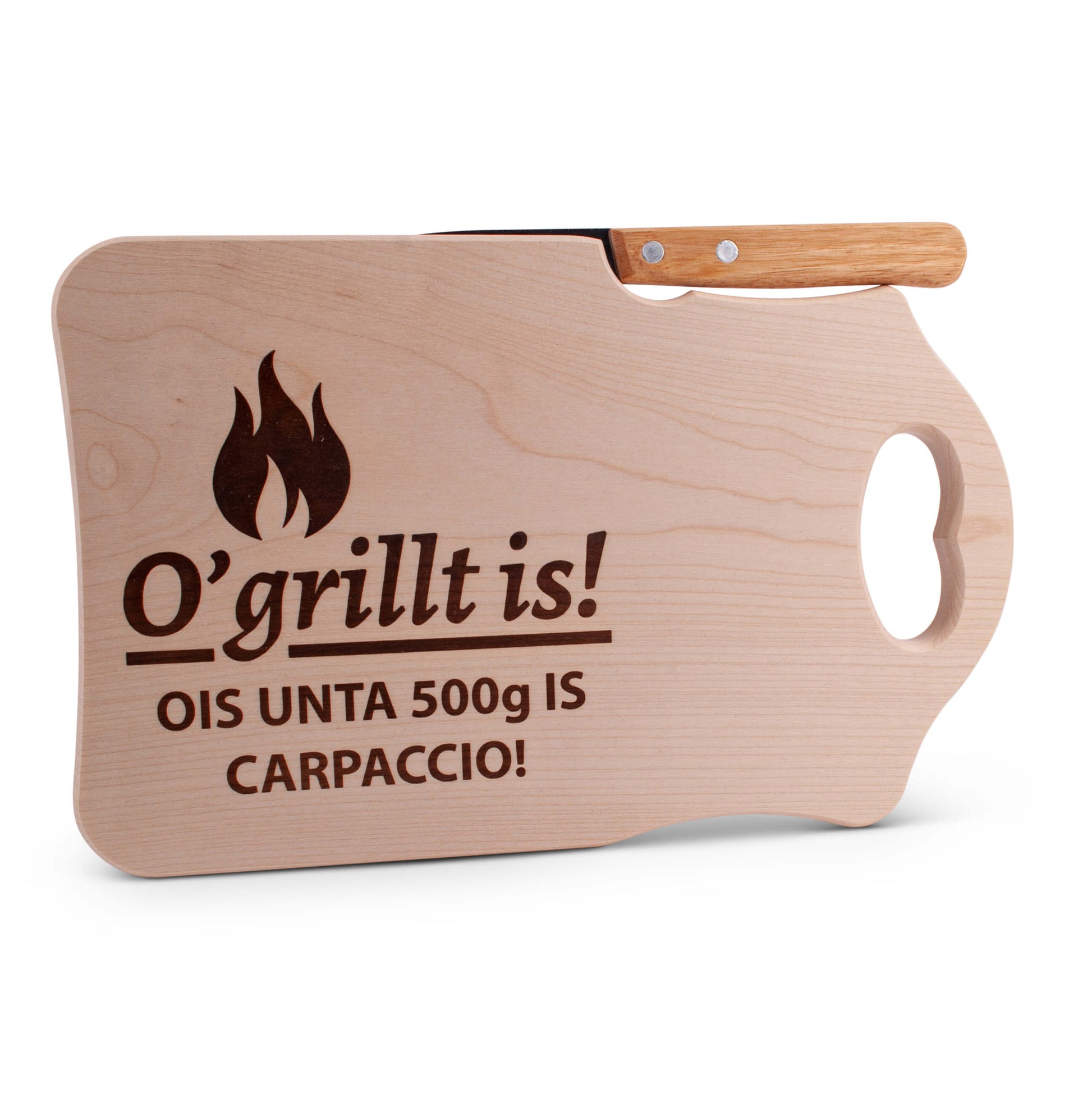 Brotzeitbrettl "O'grillt is!" - meinherzschlag.de