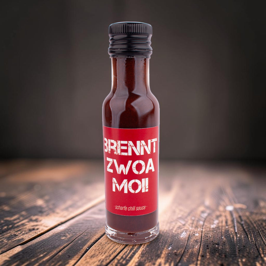 Chilisauce "Brennt zwoa moi!" von meinherzschlag – Produktbild 2 von 2.