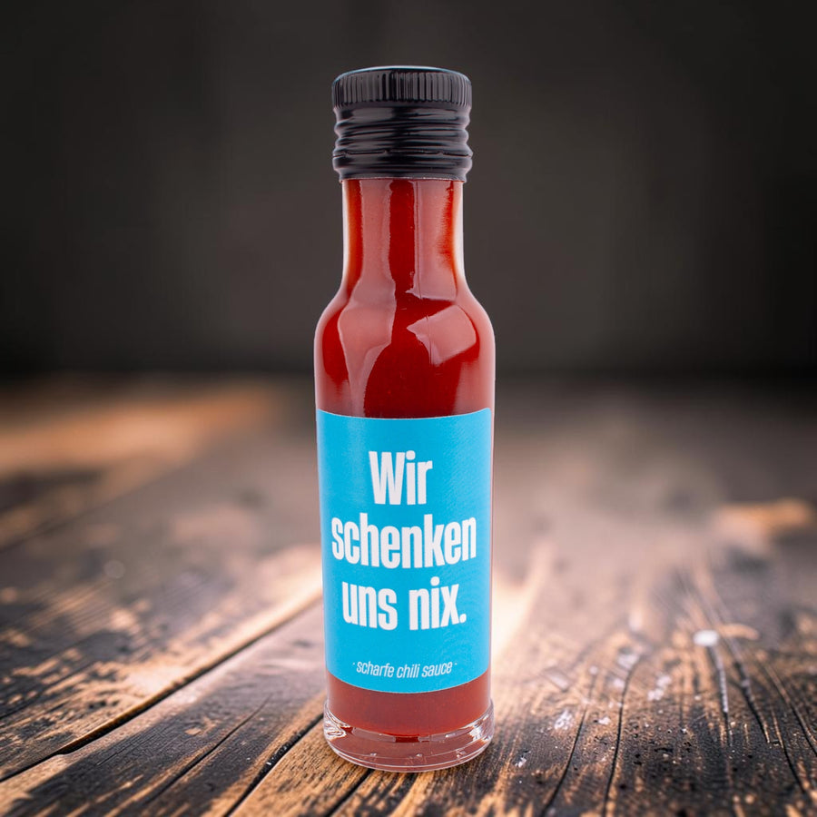 Chilisauce "Wir schenken uns nix!" von meinherzschlag – Produktbild 2 von 2.
