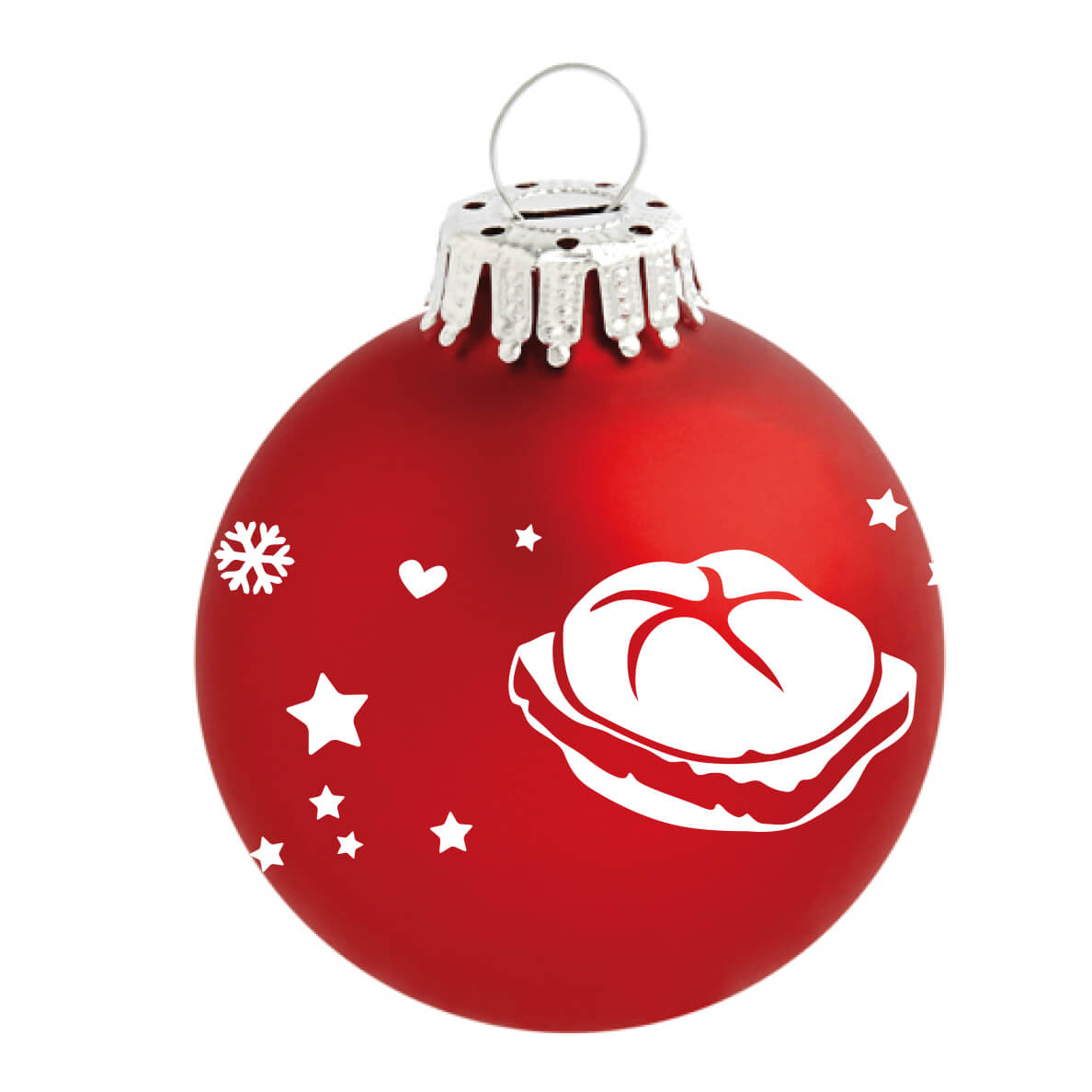 Christbaumkugel "Leberkas" - meinherzschlag.de