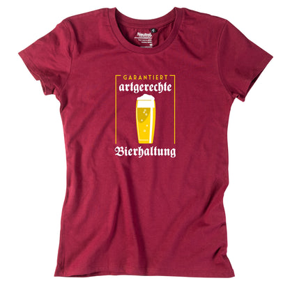 Damen-Shirt "Artgerechte Bierhaltung"
