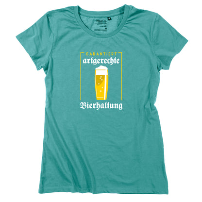 Damen-Shirt "Artgerechte Bierhaltung"