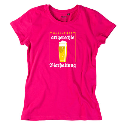 Damen-Shirt "Artgerechte Bierhaltung"