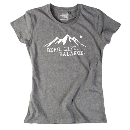 Damen - Shirt "Berg. Life. Balance." - meinherzschlag.de