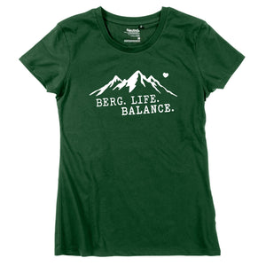 Damen - Shirt "Berg. Life. Balance." - meinherzschlag.de