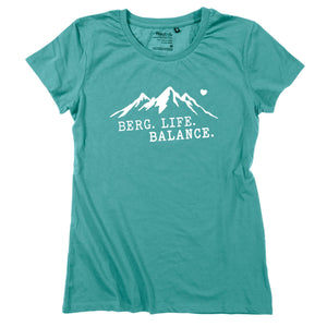 Damen - Shirt "Berg. Life. Balance." - meinherzschlag.de