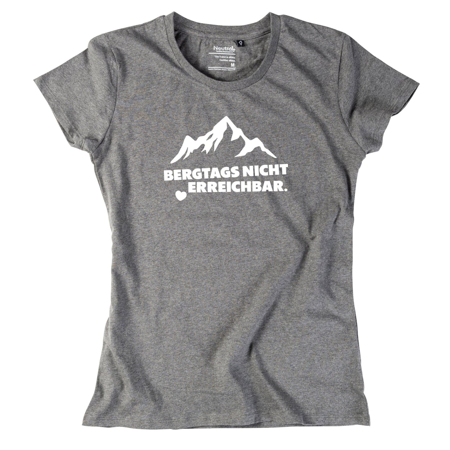 Damen - Shirt "Bergtags nicht erreichbar" - meinherzschlag.de