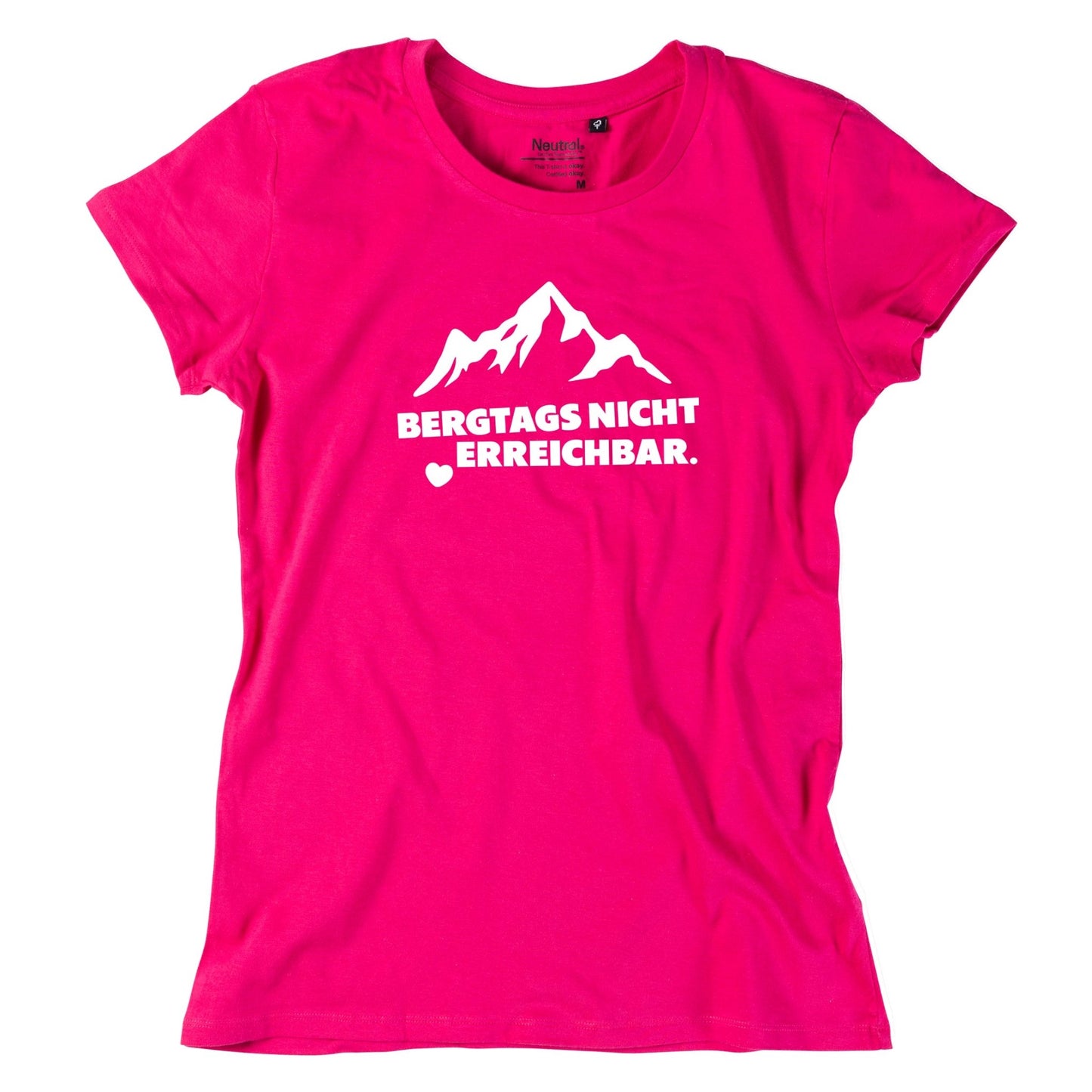 Damen - Shirt "Bergtags nicht erreichbar" - meinherzschlag.de