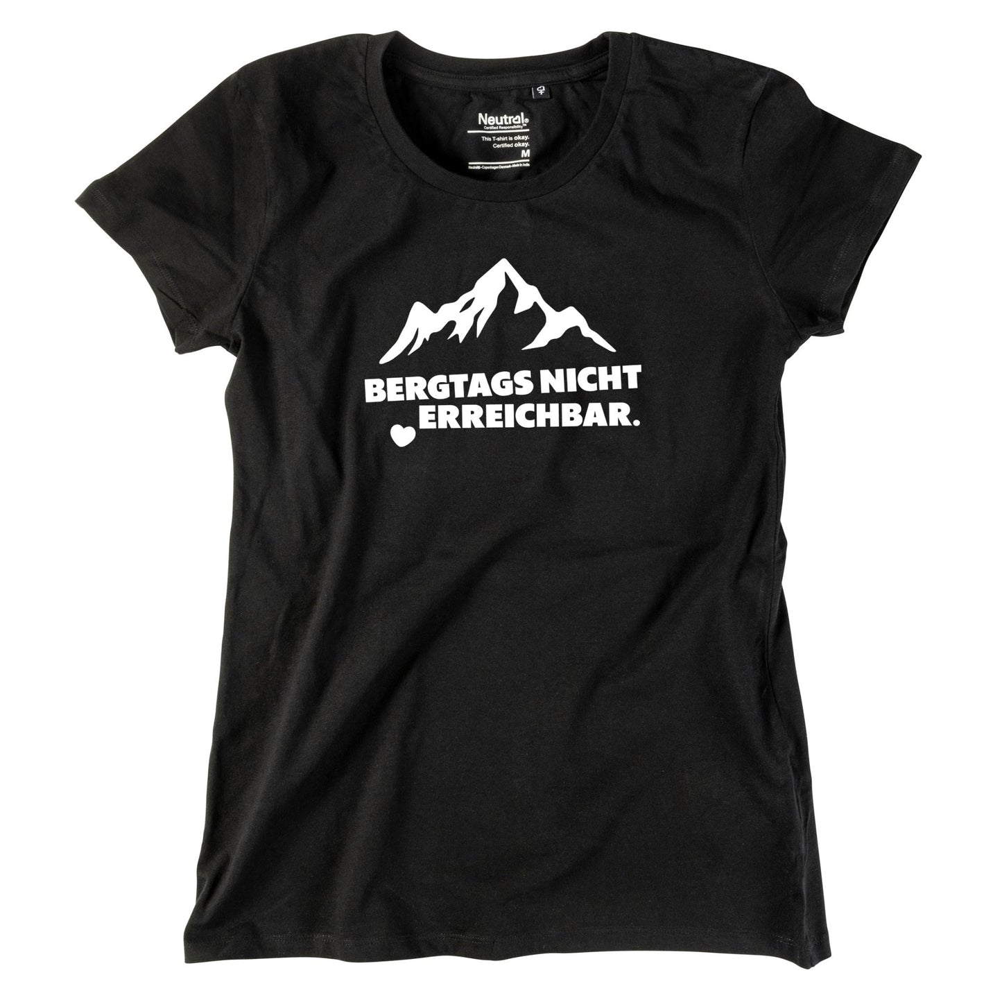 Damen - Shirt "Bergtags nicht erreichbar" - meinherzschlag.de