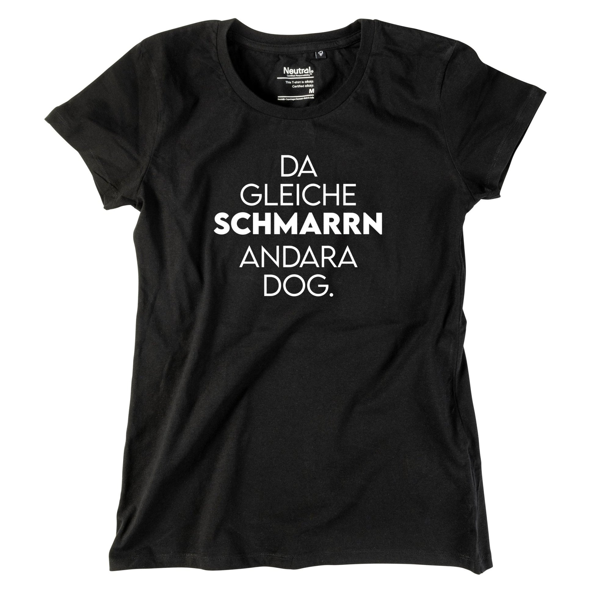 Damen - Shirt "Da gleiche Schmarrn" - meinherzschlag.de