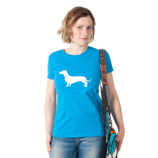 Damen - Shirt "Dackel" - meinherzschlag.de