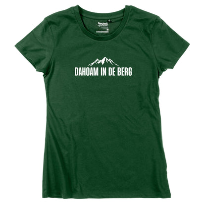 Damen - Shirt "Dahoam in de Berg" - meinherzschlag.de
