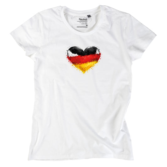 Damen-Shirt "Deutschlandherz"