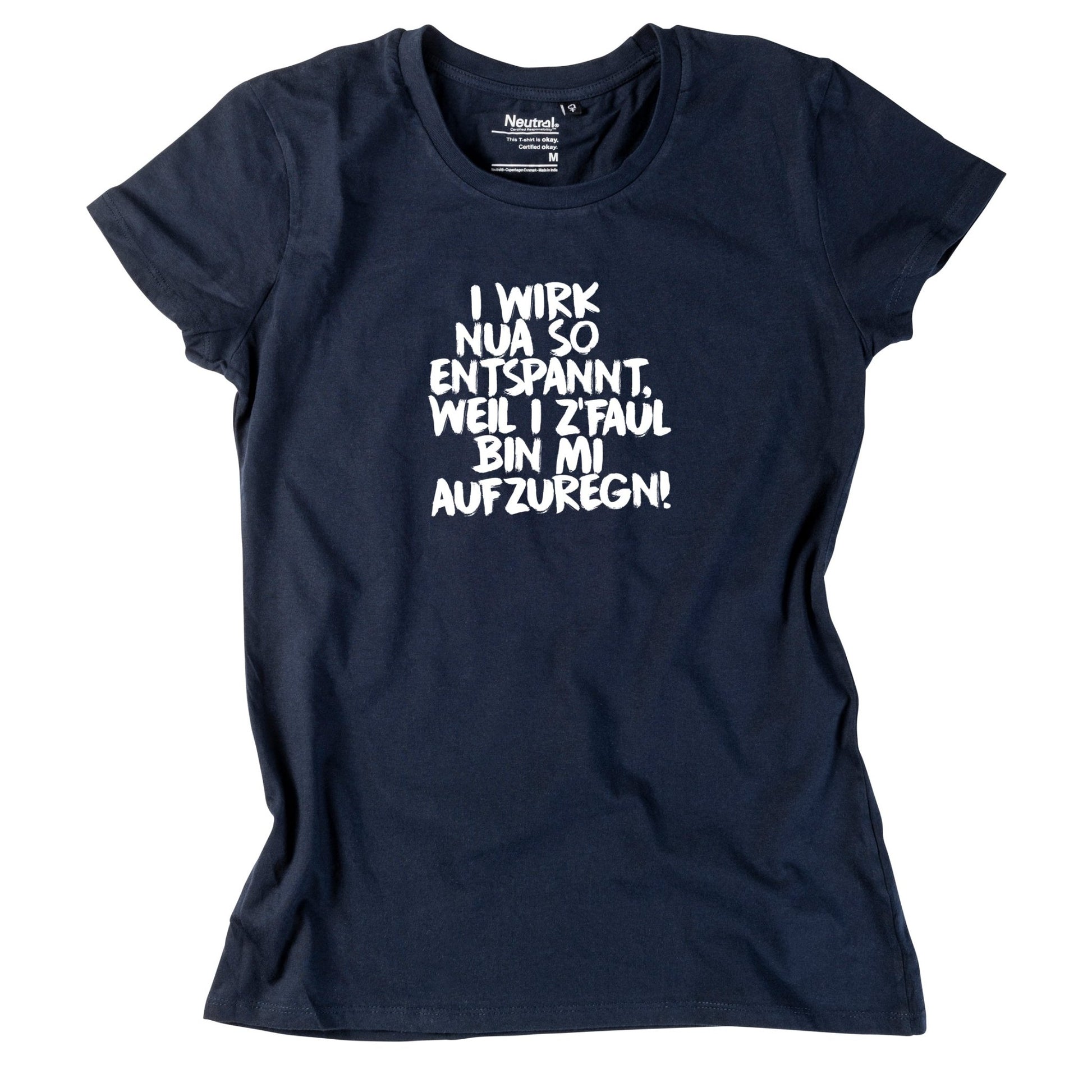 Damen - Shirt "Entspannt" - meinherzschlag.de