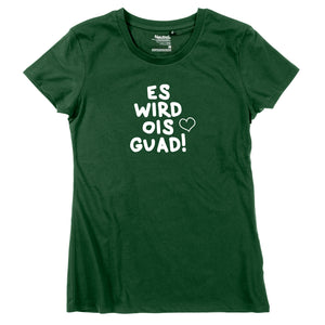 Damen-Shirt "Es wird ois guad" von meinherzschlag – Produktbild 2 von 8.