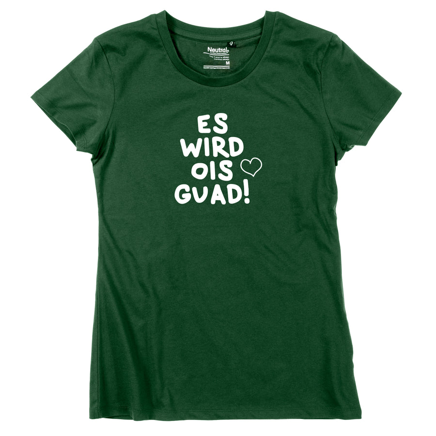Damen-Shirt "Es wird ois guad" von meinherzschlag – Produktbild 2 von 8.