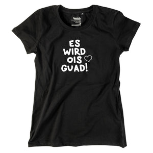 Damen-Shirt "Es wird ois guad" von meinherzschlag – Produktbild 8 von 8.