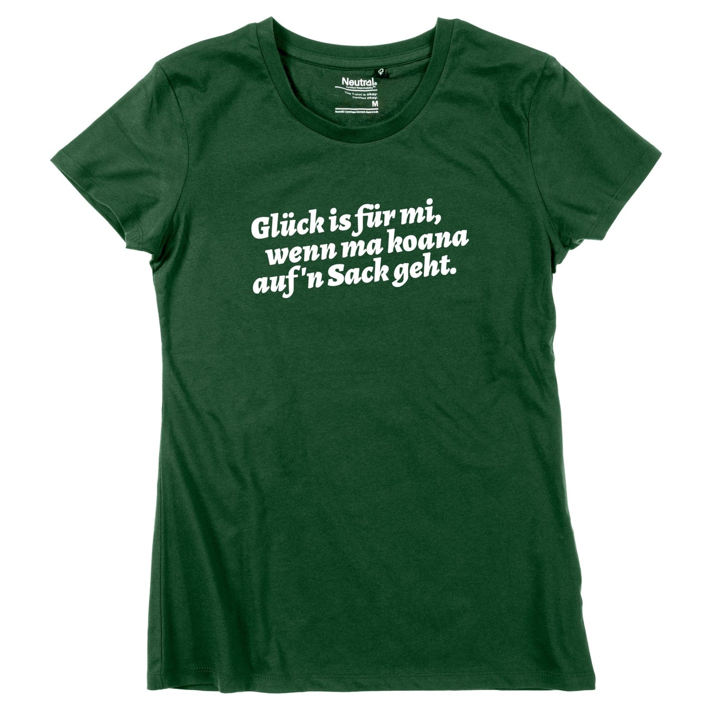 Damen - Shirt "Glück is für mi" - meinherzschlag.de