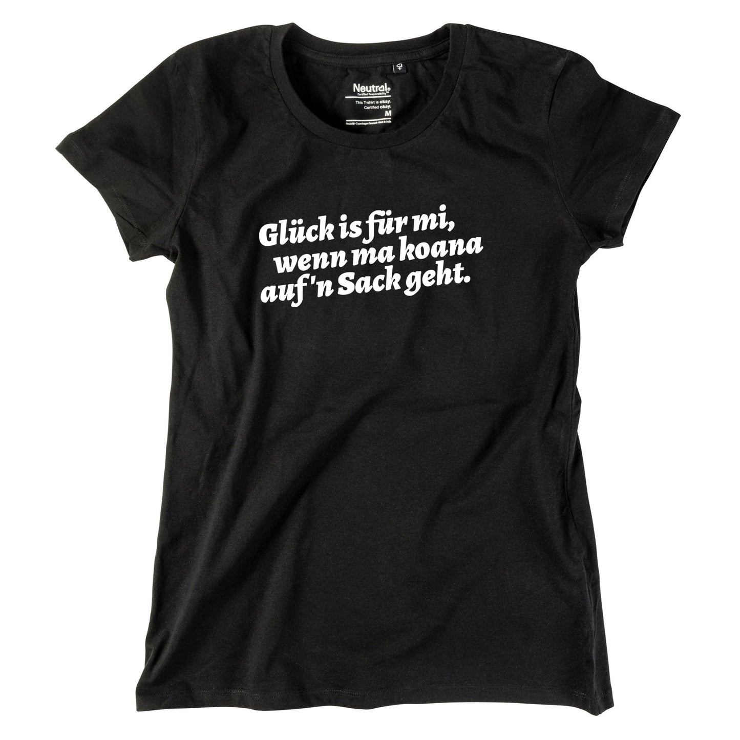 Damen - Shirt "Glück is für mi" - meinherzschlag.de