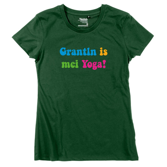 Damen - Shirt "Grantln is mei Yoga!" - meinherzschlag.de