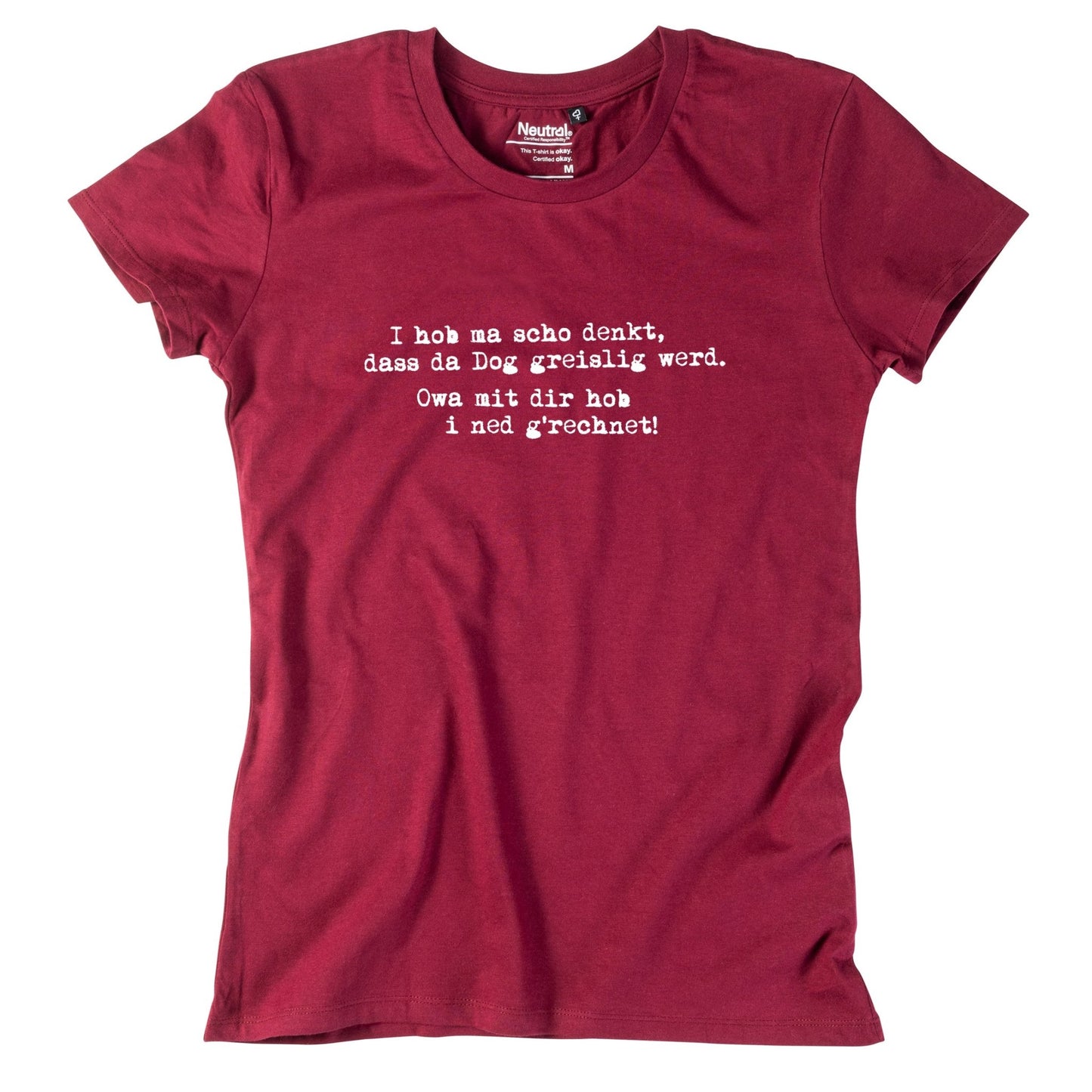 Damen - Shirt "Greislig werd" - meinherzschlag.de
