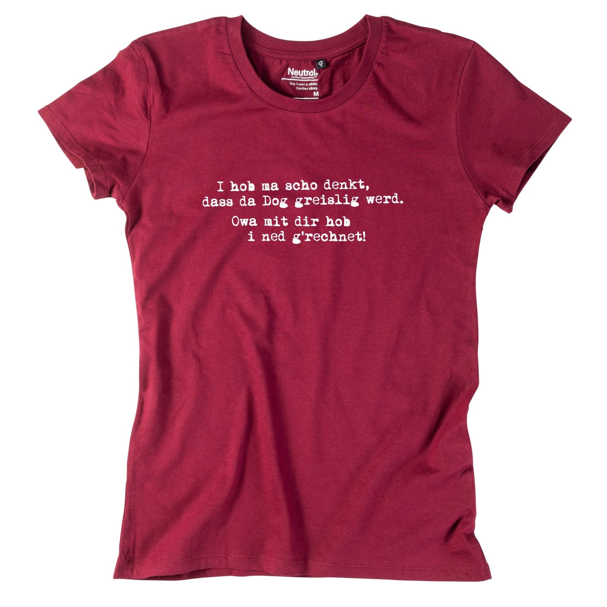 Damen - Shirt "Greislig werd" - meinherzschlag.de