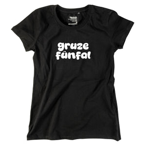 Damen-Shirt "gruze fünfal" von meinherzschlag – Produktbild 3 von 8.
