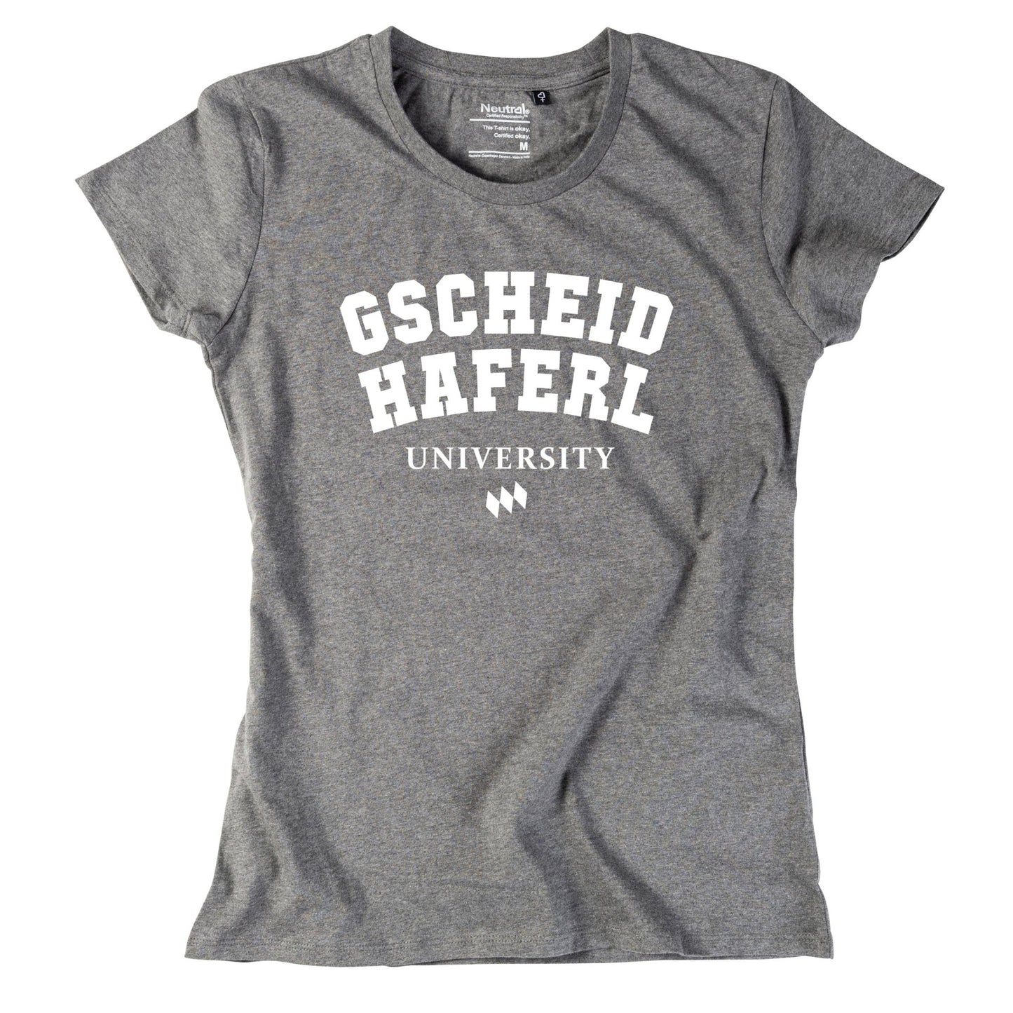 Damen - Shirt "Gscheidhaferl University" - meinherzschlag.de