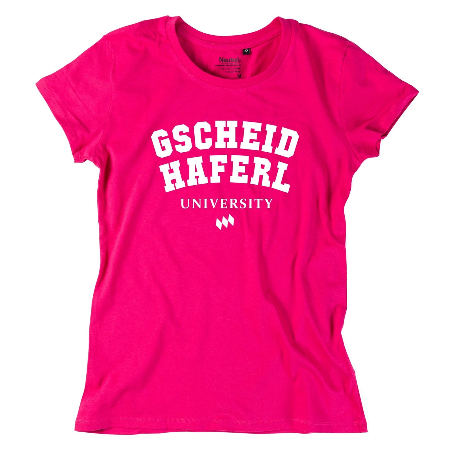 Damen - Shirt "Gscheidhaferl University" - meinherzschlag.de