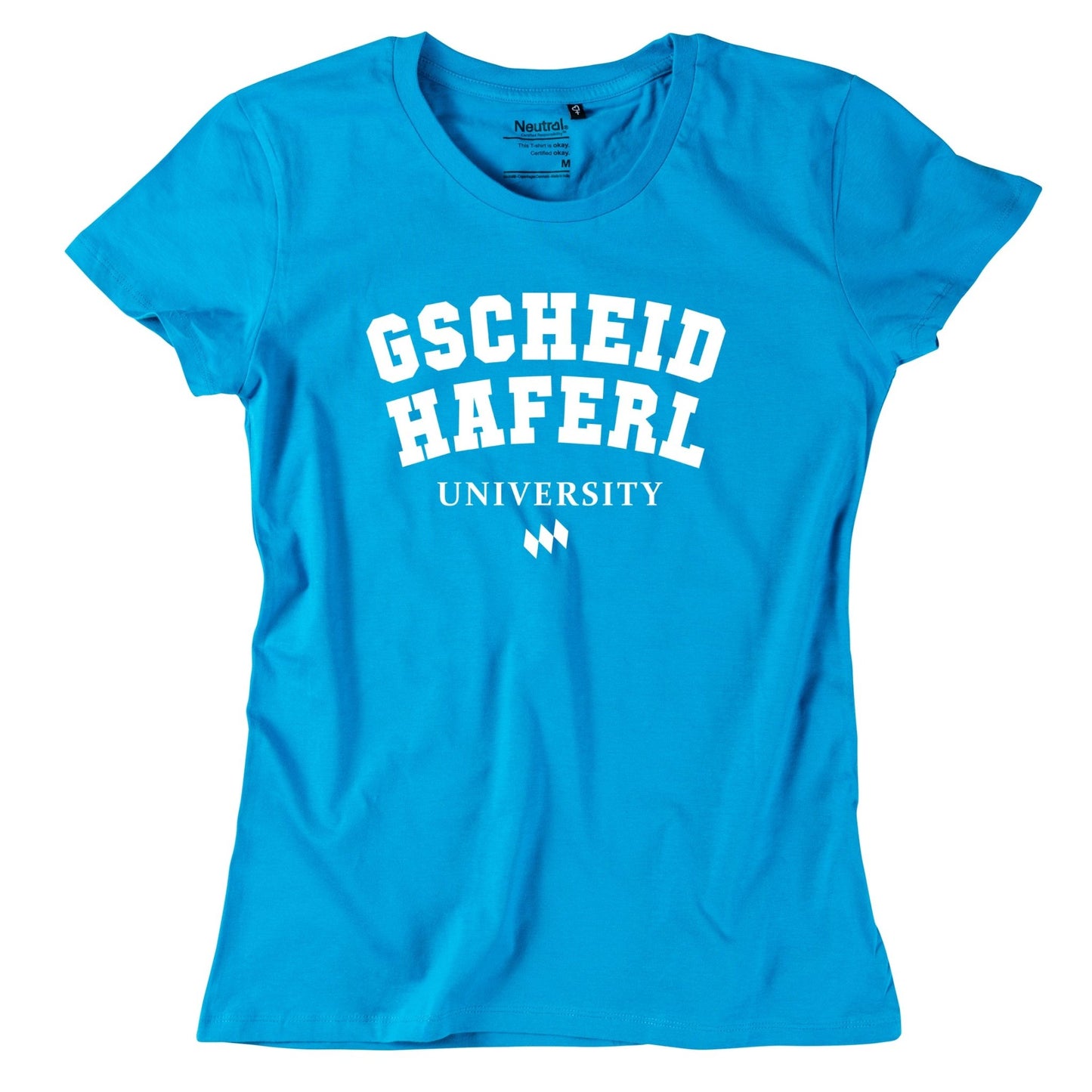 Damen - Shirt "Gscheidhaferl University" - meinherzschlag.de
