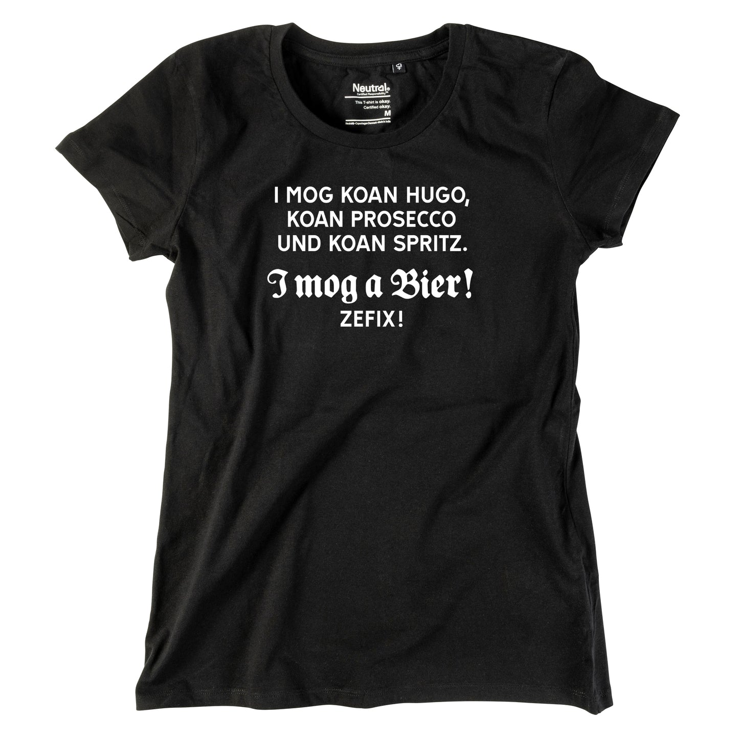 Damen-Shirt "I mog a Bier! ZEFIX!"